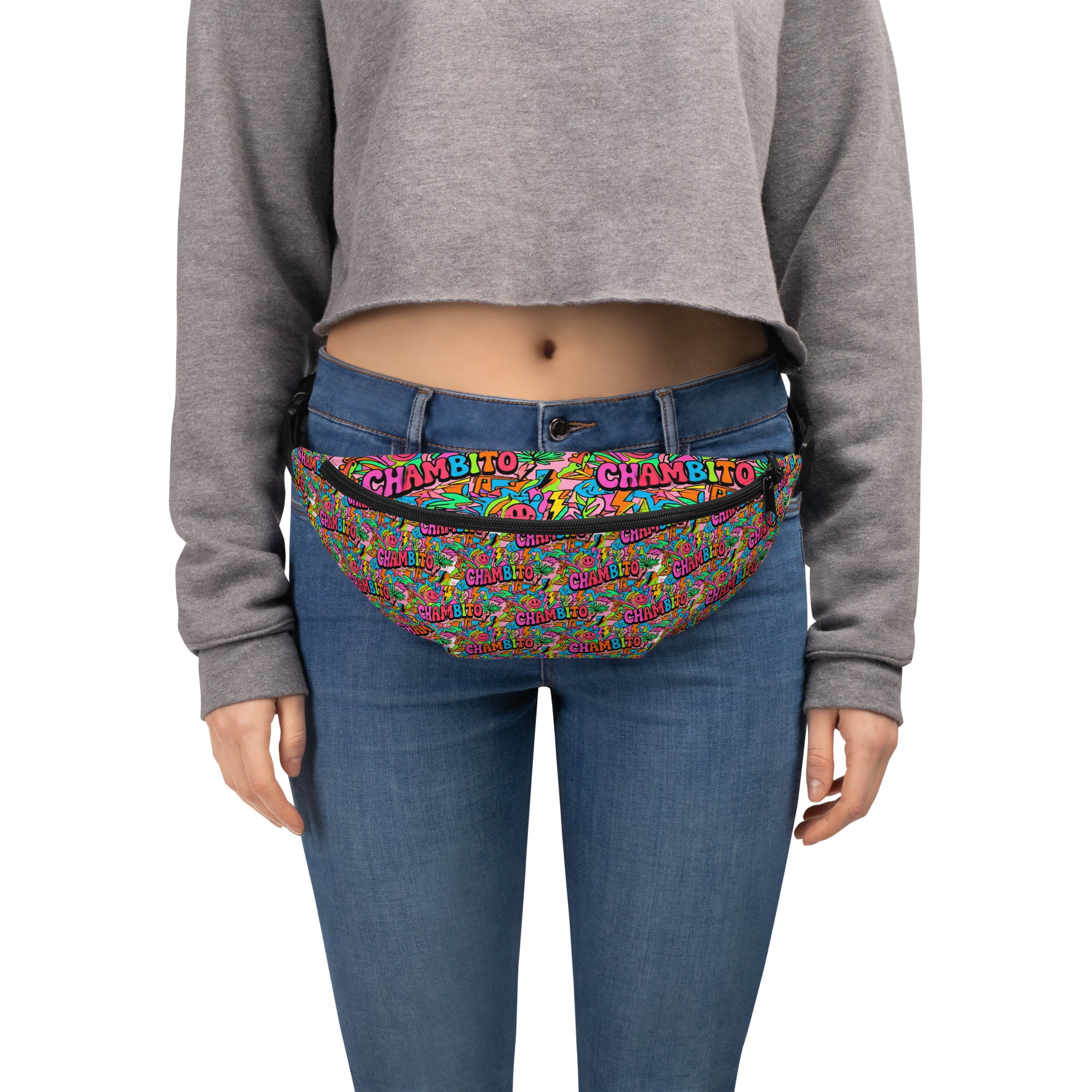 Bum bag featuring all over print logo CHAMBITO multicoloured 