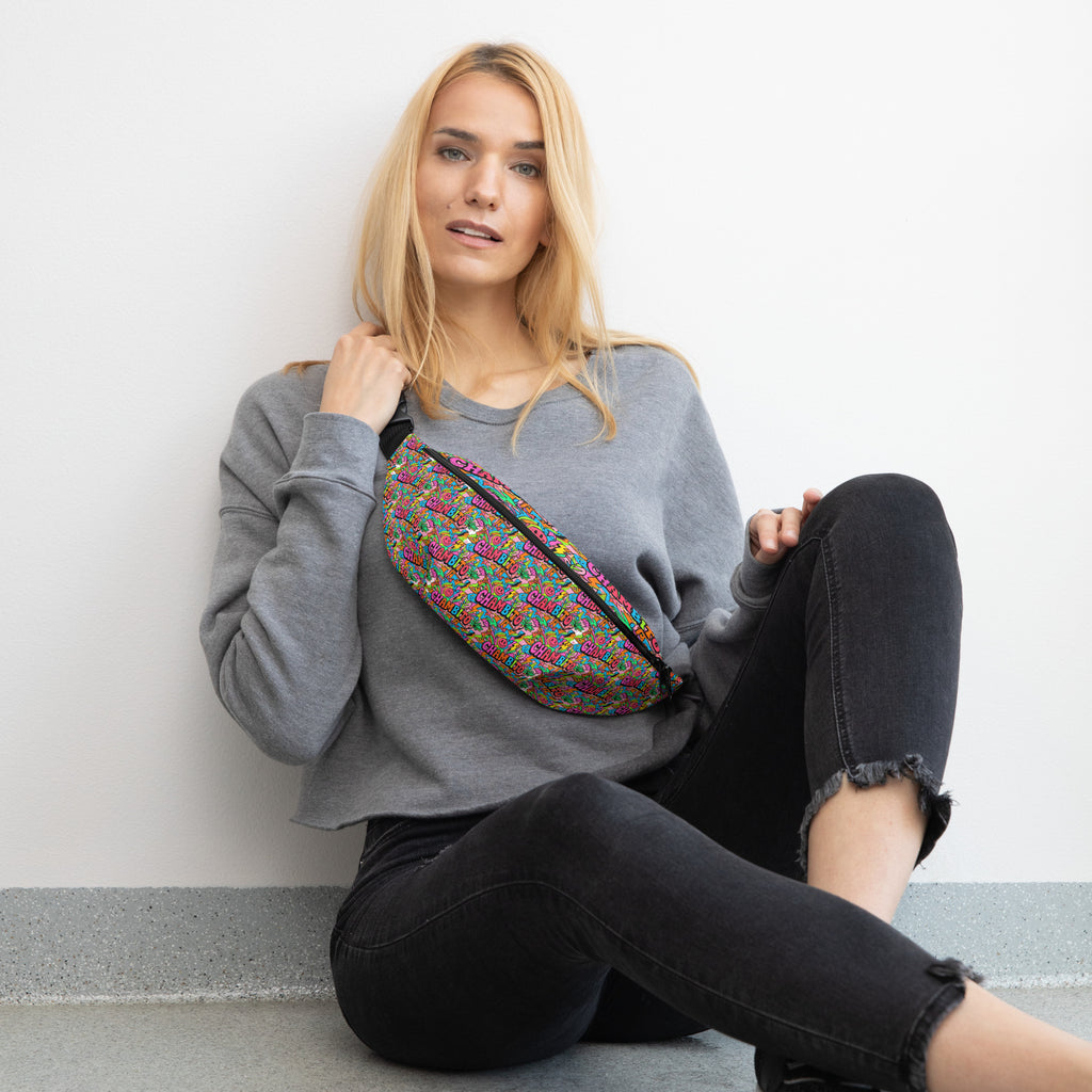 Bum bag featuring all over print logo CHAMBITO multicoloured 