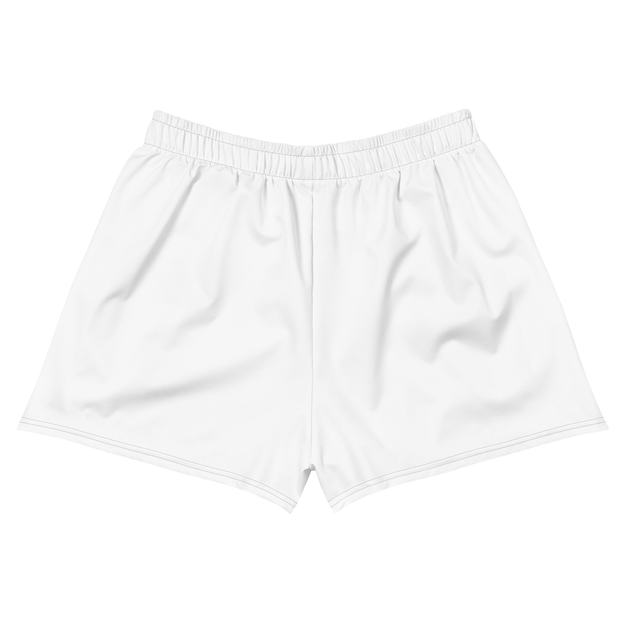 White shorts on a white background