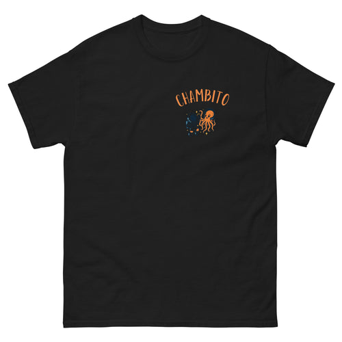 CHAMBITO Astronaut & Alien T-Shirt BLACK