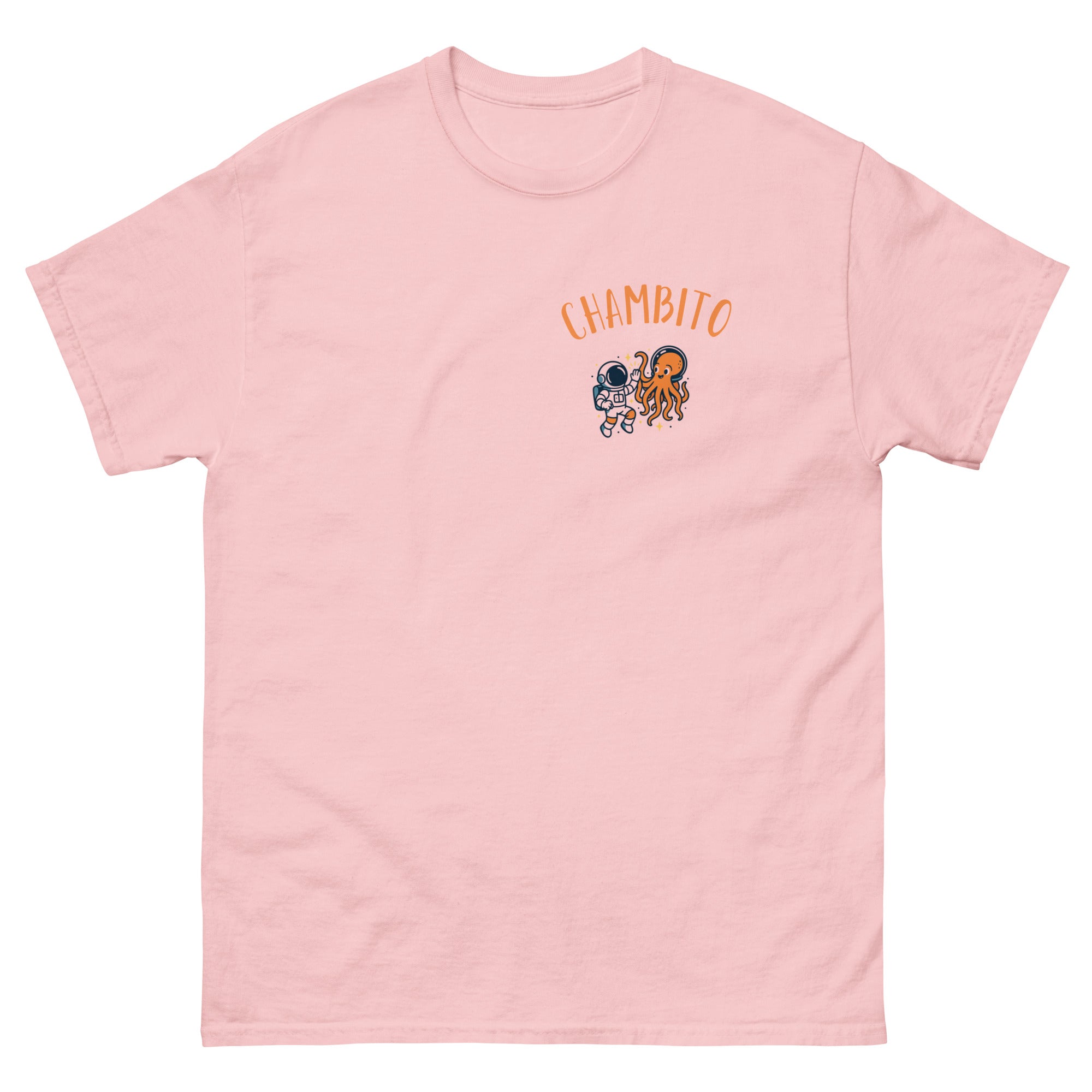 CHAMBITO Astronaut & Alien T-Shirt LIGHT PINK