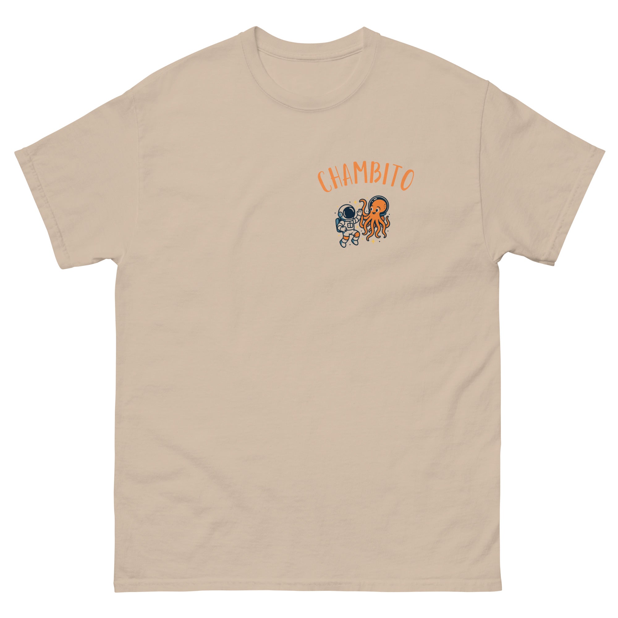 CHAMBITO Astronaut & Alien T-Shirt SAND