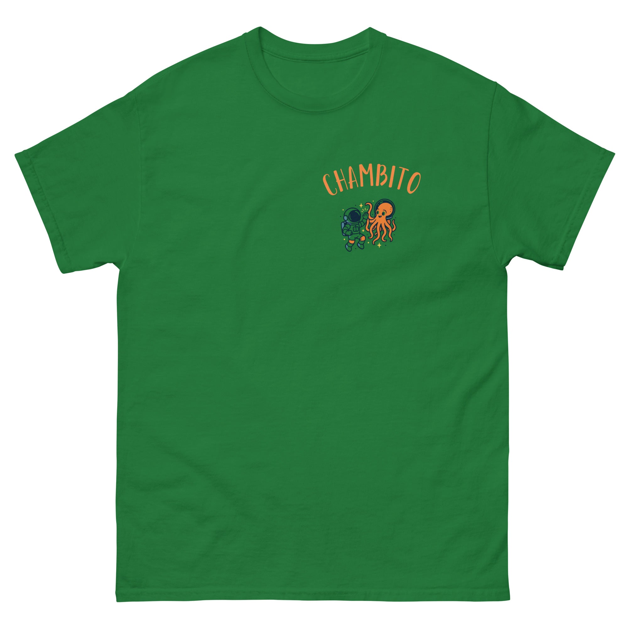CHAMBITO Astronaut & Alien T-Shirt GREEN